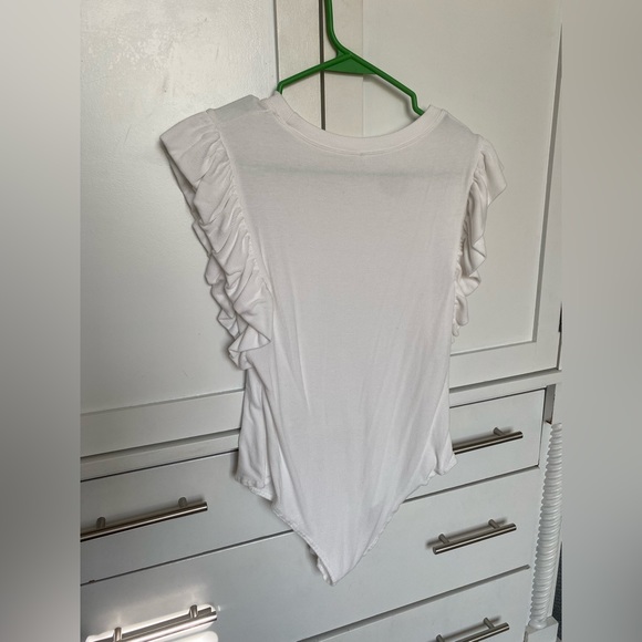 INNOCENT SMILES RIBBED RUFFLE SLEEVE BODYSUIT - Picture 6 of 6